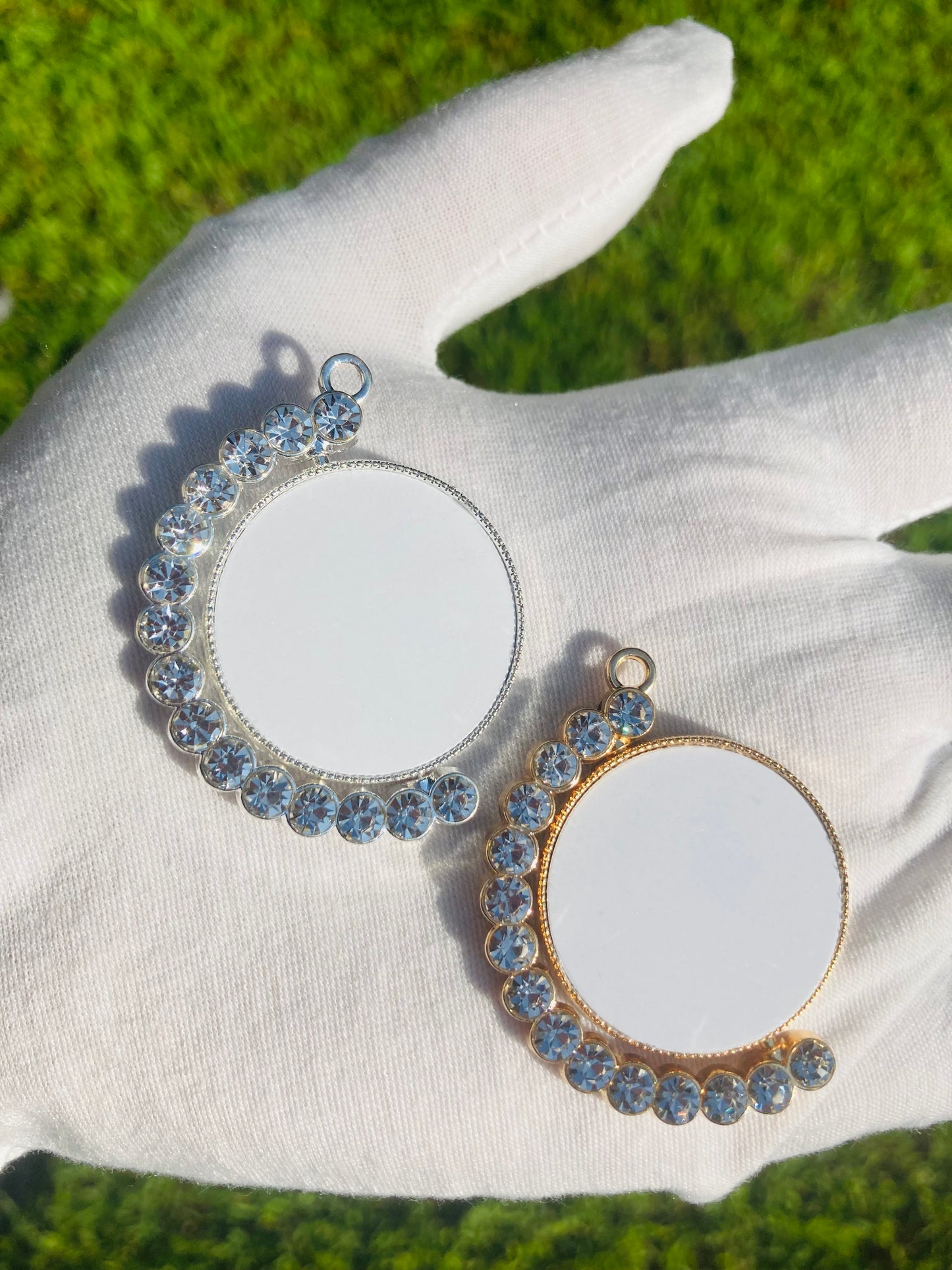 HALF MOON ROTATING PENDANT SOLID | BLANKS FROM STORY AVE™