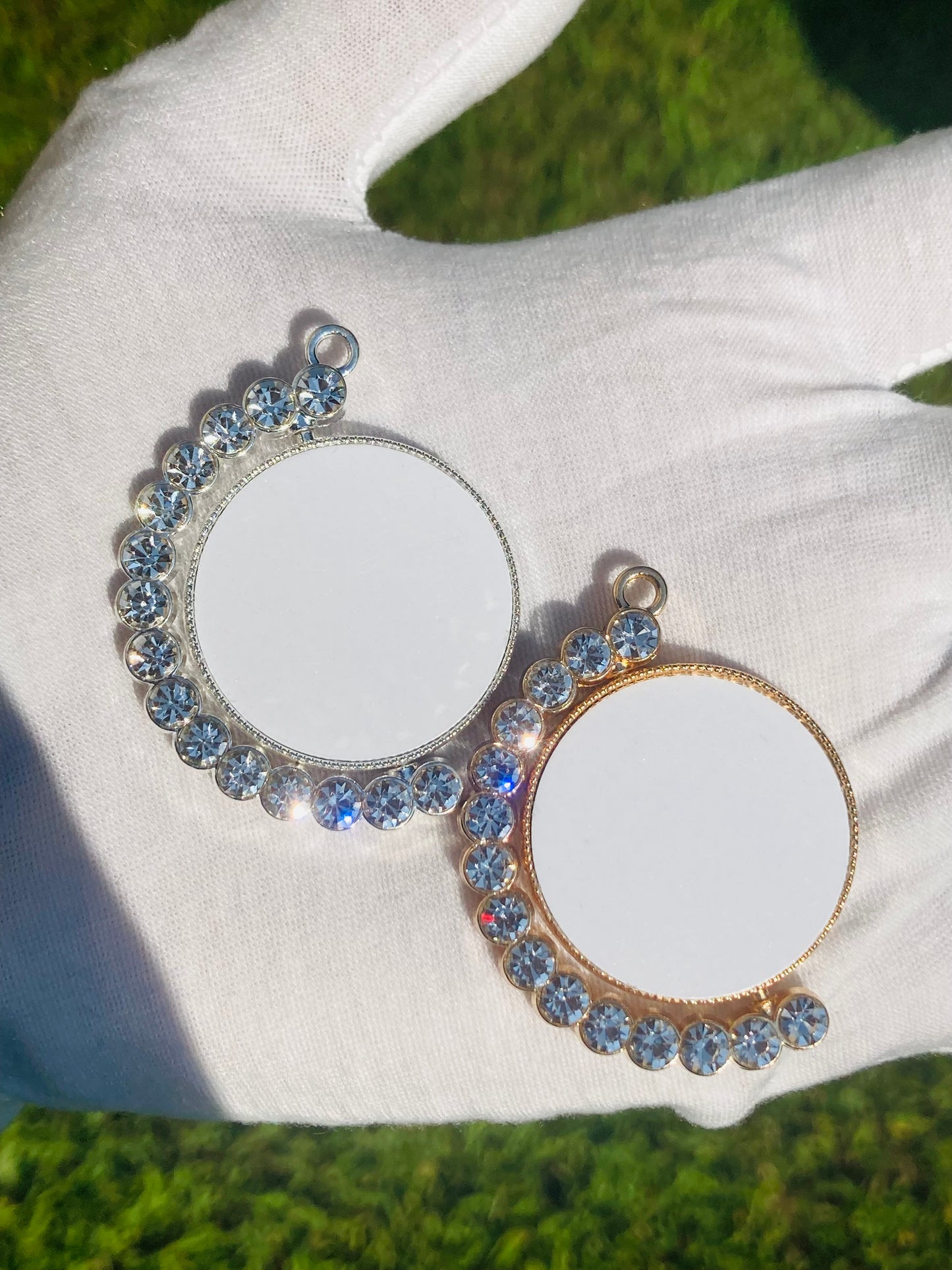 HALF MOON ROTATING PENDANT SOLID | BLANKS FROM STORY AVE™